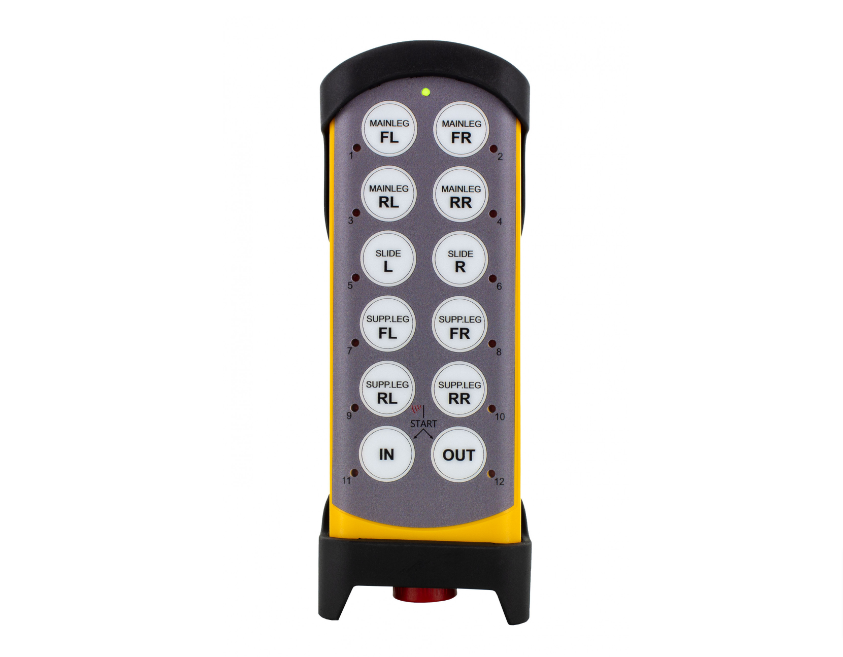 TeleRadio Tiger button type Radio remote control receiver for cranes and lifting equipment in Abu Dhabi, Dubai, Sharjah, Ras Al Khaimah, Umm Al Quwain UAE