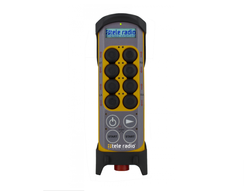 TeleRadio UAE dealer Tiger button type Radio remote control receiver for cranes and lifting equipment in Abu Dhabi, Dubai, Sharjah, Ras Al Khaimah, Umm Al Quwain UAE