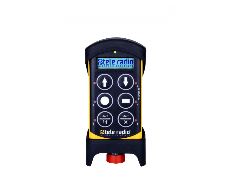 TeleRadio UAE dealer button type Radio remote control receiver for cranes and lifting equipment in Abu Dhabi, Dubai, Sharjah, Ras Al Khaimah, Umm Al Quwain UAE