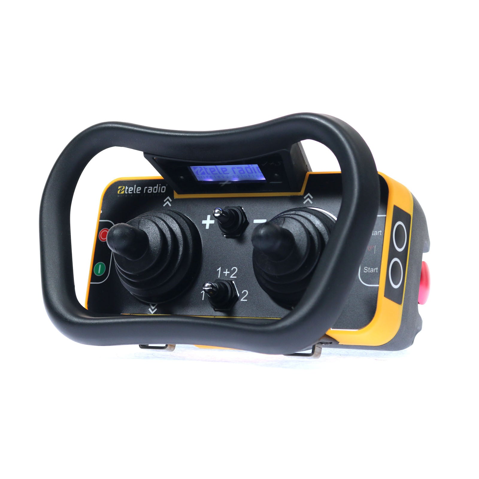 TeleRadio UAE dealer Joystick Radio remote control receiver for cranes and lifting equipment in Abu Dhabi, Dubai, Sharjah, Ras Al Khaimah, Umm Al Quwain UAE