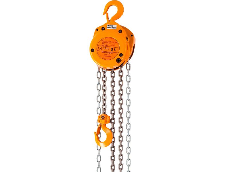 Kito CF Manual Chain Hoist | Workload: 0.50 to 3 Ton