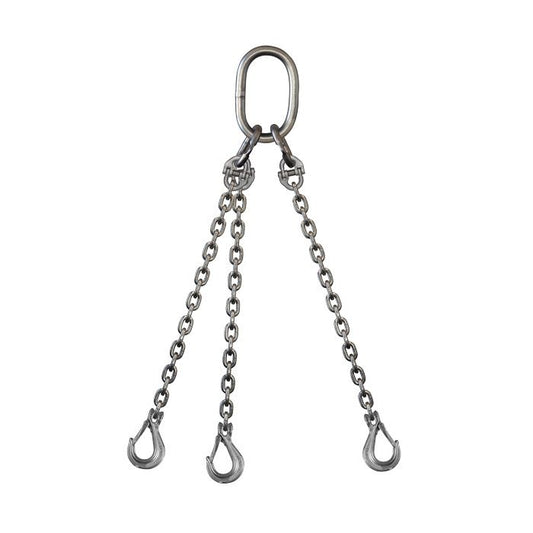 Lifting Chain Slings | 3 Crossroads | Stainless Steel | WLL: 1.05 to 4.05 Ton